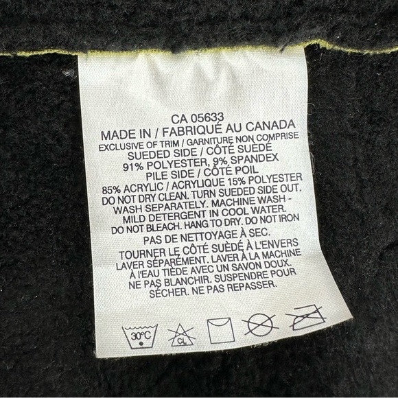 Robert Kitchens Faux Suede Jacket with Natural Print in Green and Black - Small - Picture 5 of 7